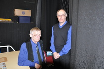 Tässä musikantit mietteissään. Kuvan otti Jorma Jylhä.